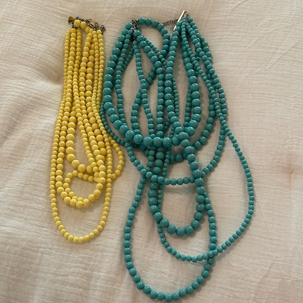 Beaded necklaces
